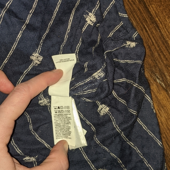 Lucky Brand Navy Blue Button Down - Picture 6 of 7